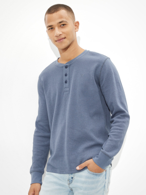 Ae Super Soft Henley Thermal Shirt