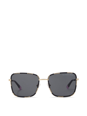 Victoria's Secret Signature Stripe Sunglasses