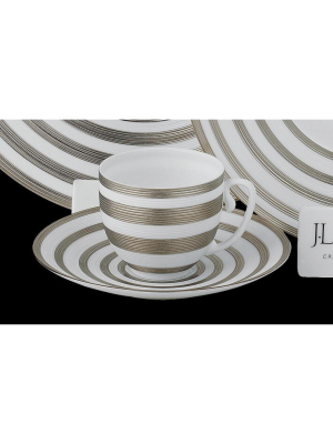 Hemisphere Platinum Stripe Teacup