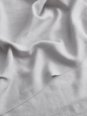 French Linen Sheet Set - Fog