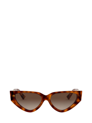 Valentino Eyewear Cat Eye Frame Sunglasses