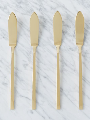 Gold Cheese Spreaders
