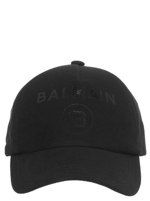 Balmain Logo Patch Baseball Cap