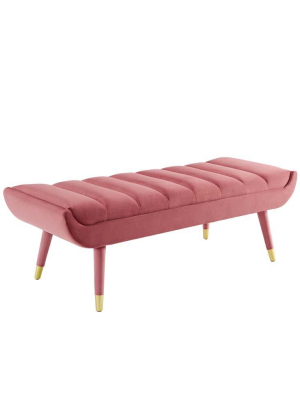 Coco Velvet Accent Bench