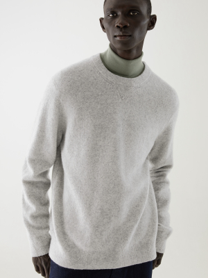 Boiled Wool Mix Sweater