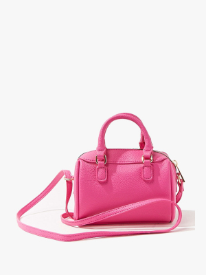 Faux Leather Crossbody Bag