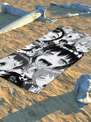 Neo Ahegao Beach Towel