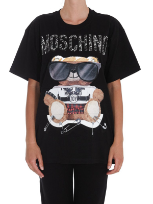 Moschino Teddy Logo Printed T-shirt