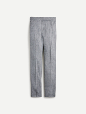 High-rise Tapered Pant In Lightweight Houndstooth Wool