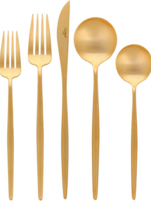 Moon Cutlery - Brushed Gold - Sets