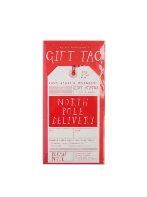 North Pole Delivery Tag / Card - Mb7