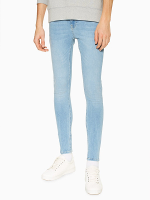 Light Wash Super Spray On Skinny Jeans