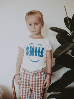 Smile Ringer Tee For Kids