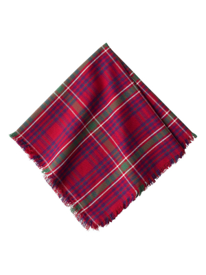 Christmas Tartan Red Napkin