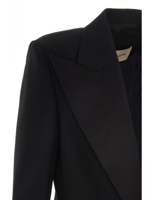 Alexandre Vauthier Jewel Button Tuxedo Blazer