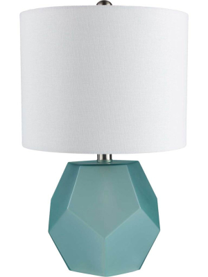 Keanu Table Lamp Sky Blue/white/aqua