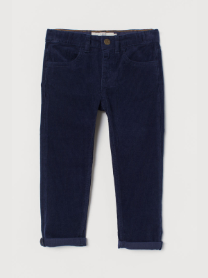 Slim Fit Corduroy Pants