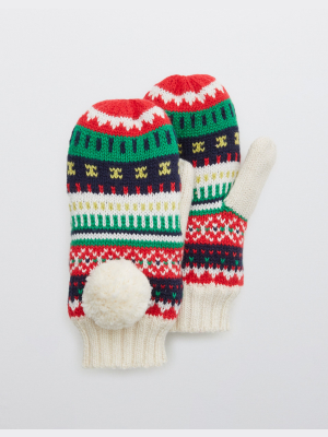 Aerie Fairisle Mittens