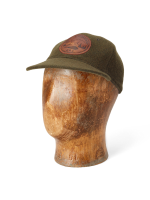 Wool-blend Fitted Ball Cap