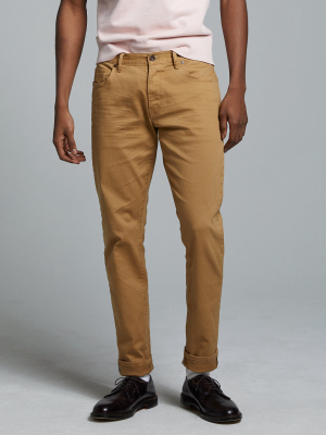 Slim Fit 5-pocket Chino In Barley