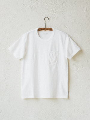 Clark Pocket Tee In White