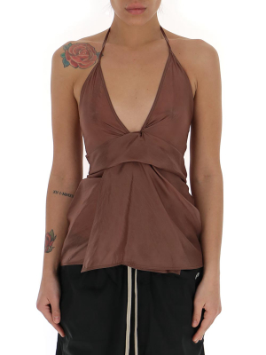 Rick Owens Laura Halter-neck Blouse