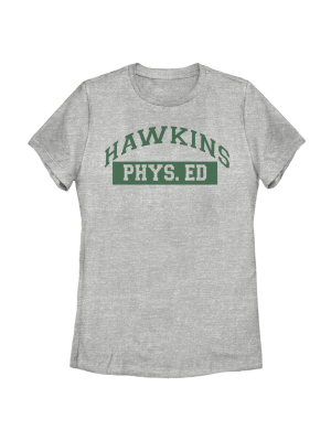 Women's Stranger Things Hawkins Phys. Ed Costume T-shirt