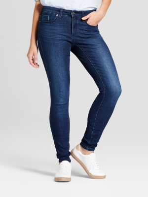 Women's Mid-rise Skinny Jeans - Universal Thread™ Dark Wash