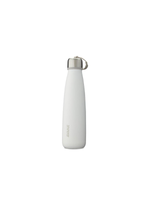 Avana 18oz Ashbury With Stainless Steel Cap - White