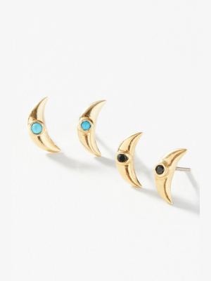 Studio Grun Moon Post Earrings