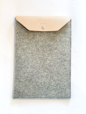 Macbook Pro And Air Sleeve - Granite