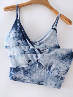 'serita' Twisted Tie-dye Cami Top