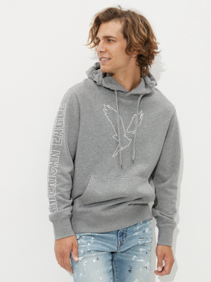 Ae Super Soft Graphic Fleece Hoodie