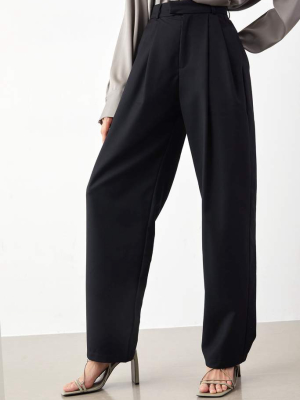 Whitley Black Slouchy Pants