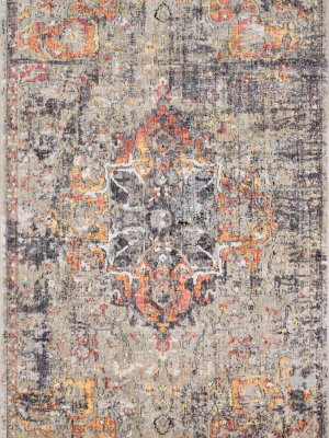 Medusa Rug In Taupe & Sunset By Loloi