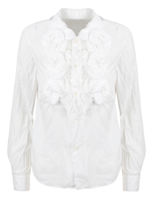 Comme Des Garçons Comme Des Garçons Ruffled Long-sleeve Shirt