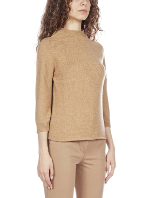 Max Mara High-neck Knitted Sweater