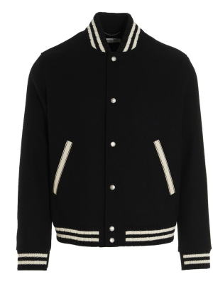 Saint Laurent Teddy Varsity Jacket