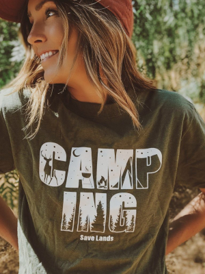 Camping Silhouette Tee