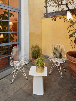 Metal Square Side Table