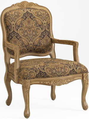 Livingston Accent Chair In Brown - Comfort Pointe