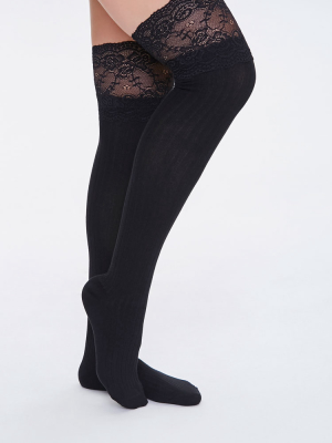 Lace Knee-high Socks