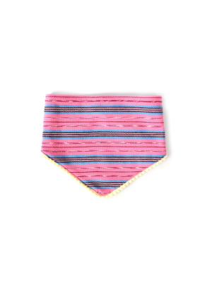 Bandana Drool Bib In Fresa