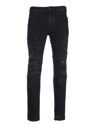 Marcelo Burlon County Of Milan Distressed Jeans