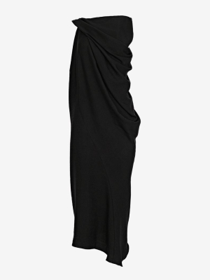 Asymmetric Drape Dress