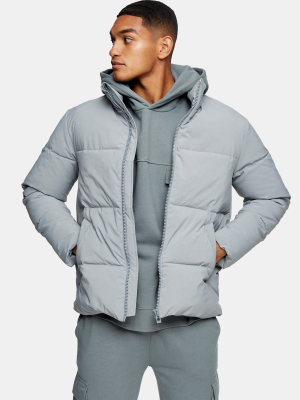 Considered Blue Padded Puffer Jacket