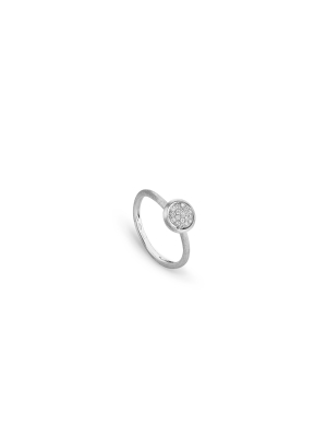 Marco Bicego® Jaipur Collection 18k White Gold And Diamond Stackable Ring