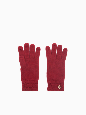 Chain Cable Knit Gloves