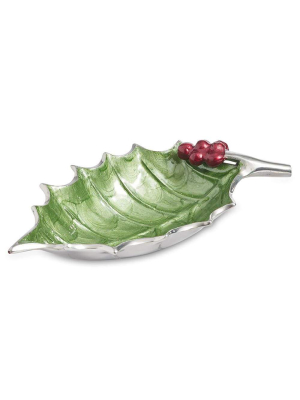 Julia Knight Holly Sprig 10" Bowl In Mojito