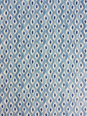 Beau Rivage Wallpaper In Blue From The Les Rêves Collection By Nina Campbell